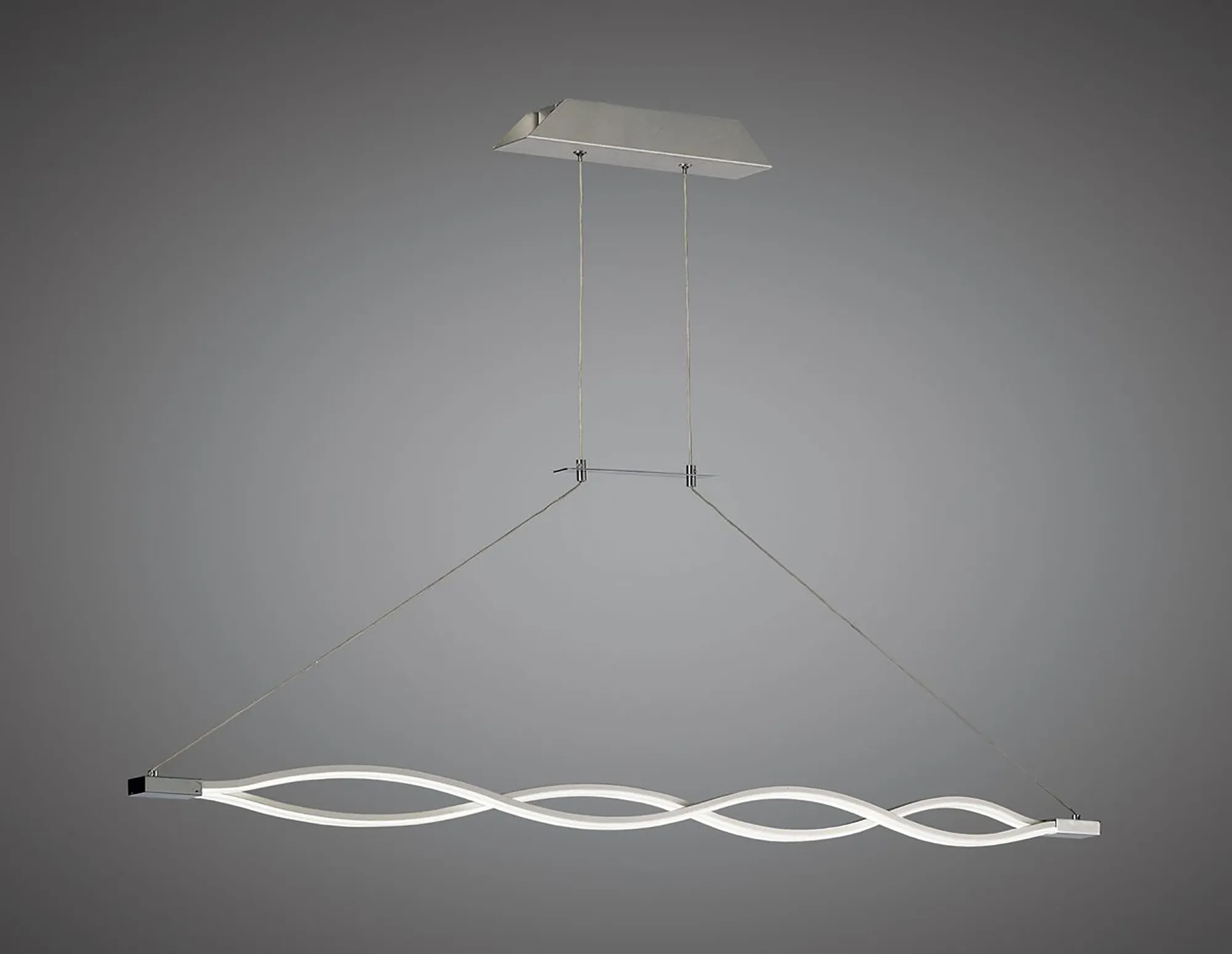 Sahara XL 42W LED Dimmable Pendant Light Silver M5815  Mantra Sahara Silver XL